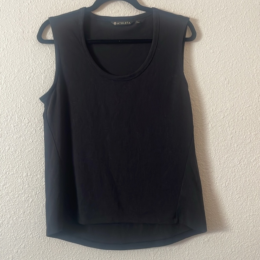 Athleta Black Muscle Tee Relaxed Fit size small